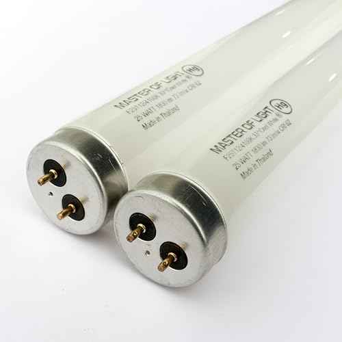 F25T12/CW/33 (2 Pack) 25 Watt T12 Fluorescent Tube Specialty Appliance Light Bulb 33 Inch Lamp 25W 1.5 inch Diameter F25T12 Cool White 4200K Replaces F25T12CW/33 F25T12CW33