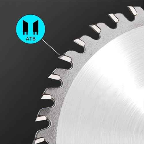 2pack 4-1/2Inch 40T Circular Saw Blade with 7/8-Inch Arbor, TCT Carbide Tipped Teeth for Cutting Wood Plastic Composite Materials (Reduce Ring 5/8 inch)