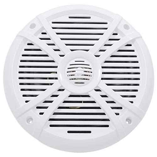 Rockville Pair RMSTS80W 1000W 8" Marine Boat Speakers, 4 Ohm, Waterproof, UV-Resistant, PEI Dome Tweeter for Boats and Outdoor Use