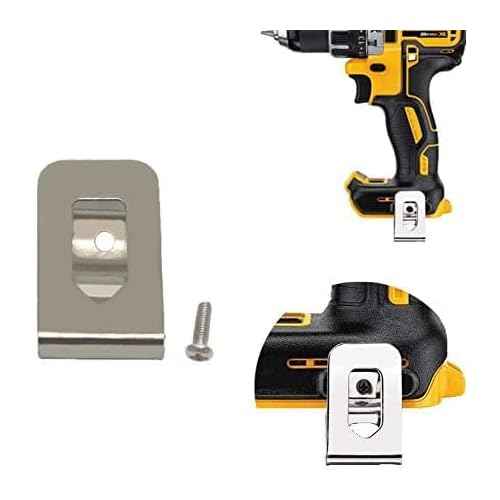 (5-pack) N268241 N086039 Stainless Steel Belt Clips(with screws) Compatible with Dewalt 20V Power Tools DCD985 DCD980 DCD985L2 DCD980L2