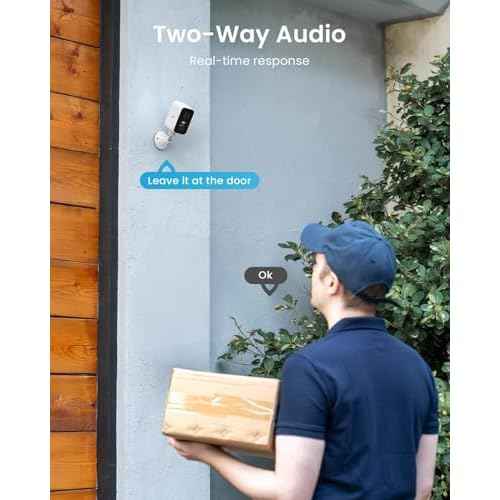 ieGeek Security Cameras Wireless Outdoor, 2K 3MP Battery Powered WiFi Security Camera with Spotlight & Siren Alarm, 2-Way Audio, Color Night Vision, AI Detection for Home Security, Works with Alexa
