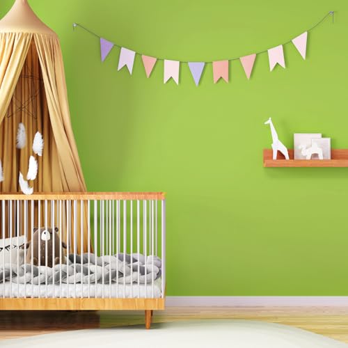 Chartreuse Wallpaper Peel and Stick Skin-Friendly Yellow Green Contact Paper Thick Self Adhesive Wall Paper for Bedroom Bathroom Living Room Cabinet Liner Countertops Dollhouse Nursery Kids