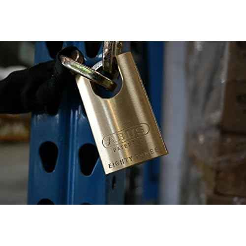 ABUS 83CS/45 300 Schlage Brass Rekeyable Padlock, Zero Bitted