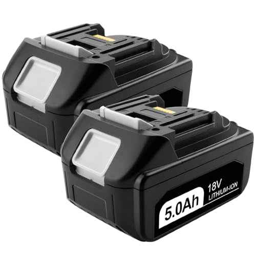 2 Pack BL1850B 18 Volt 5.0Ah Batteries Replacement for Makita 18v Battery