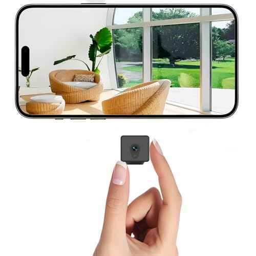 Home Security 4K Camera Mini Wireless Smart Indoor Camera Small WiFi Outdoor Portable Cameras Tiny House Nanny Cam Battery Life Powered Body Cameras 150 Wide Angle with Night Vision Motion Detection