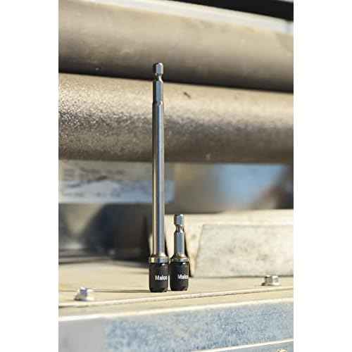 Malco MSHCST 2 in. Reversible CRHEX SawTooth Hex Driver 1/4 in. and 5/16 in.