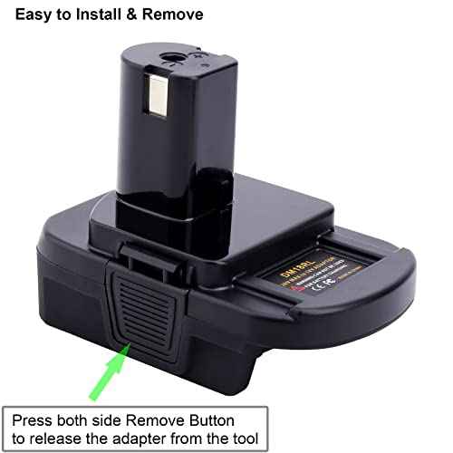 ELEFLY DM18RL Battery Adapter Converter Compatible with 20V Batteries & M-18 Battery, Compatible with Ryobi 18V Batteries ONE+ Tools P108 ?P189 P190 P197 PBP005