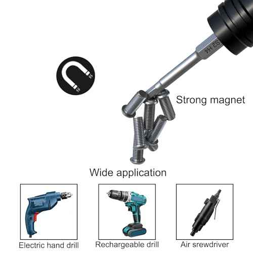 Hex Head Allen Wrench Drill Bits 5/32 Inch Hex Bit H4 S2 Steel Magnetic 1/4 Impact Driver Bits 3 Inch Long 10 Pack