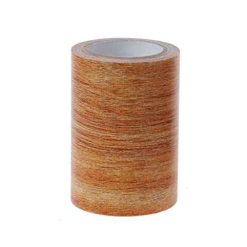 DRINK 3" X15' Realistic Woodgrain Repair Tape Patch Wood Textured Furniture Adhesive Masking Tape