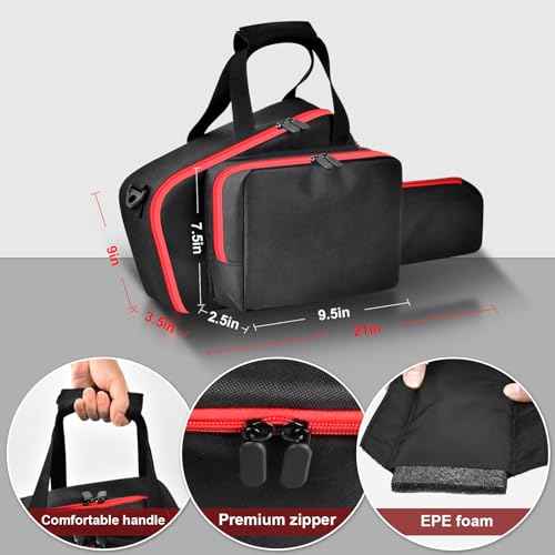 Chainsaw Case Cover Compatible with Milwaukee Electric Tool M18/ M12/ CRDLSS 12V Fuel Hatchet Pruning, Cordless Chainsaw Kit Bag for Mini Saw Pruner Sawzall, Batteries and Charger (Box Only)