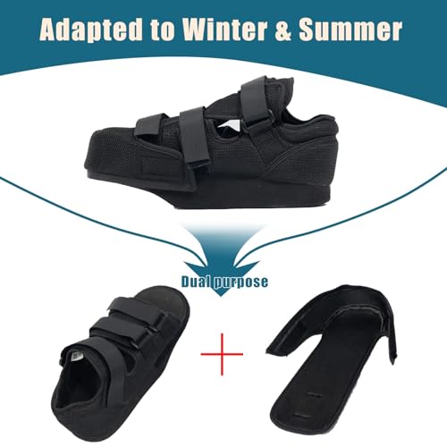 GHORTHOUD Forefoot Off-Loading Post Op Shoe Closed Toe Medical Walking Boot for Broken Toe Orthopedic Foot Brace for Post Bunion Hammertoe Surgery Brace (XL)