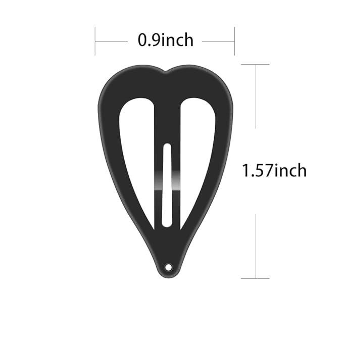 heart Hair Clips for Toddlers,Colorful Cute Lovely Non-slip Hair Barrettes Hair Accessories for Women Girls（100 Pcs ）