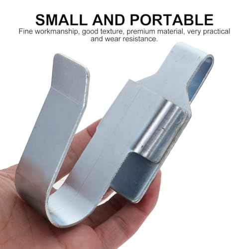 Angoily Electric Tool Waist Rack 3 pieces Belt Clip Tool tool storage belt hook belt hanging hook belt hanging rack Holding Hook Steel Tool Carrying Belt Hook