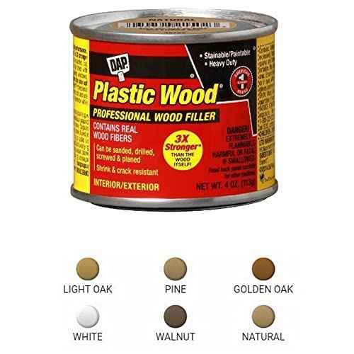 DAP 21408 Gold Oak Plastic Wood Filler, 1/4 lb