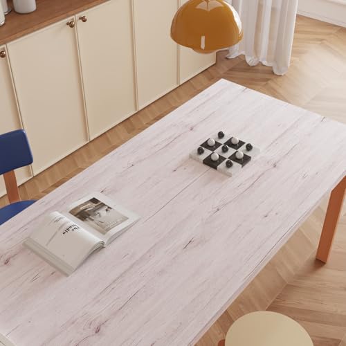 CRE8TIVE Coastal White Wood Contact Paper for Cabinets Drawers Thick Wood Peel and Stick Wallpaper Textured Self Adhesive Waterproof Countertop Contact Paper for Bedroom Kitchen Vinyl Wrap 12"x80"