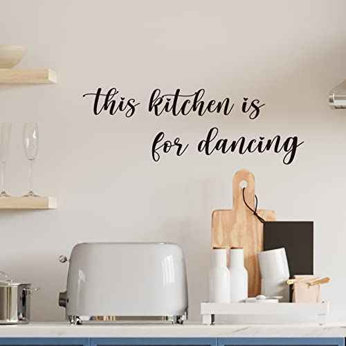 This Kitchen is for Dancing Kitchen Wall Decal Vinyl Wall Art Decals Home Decals Kitchen Decor