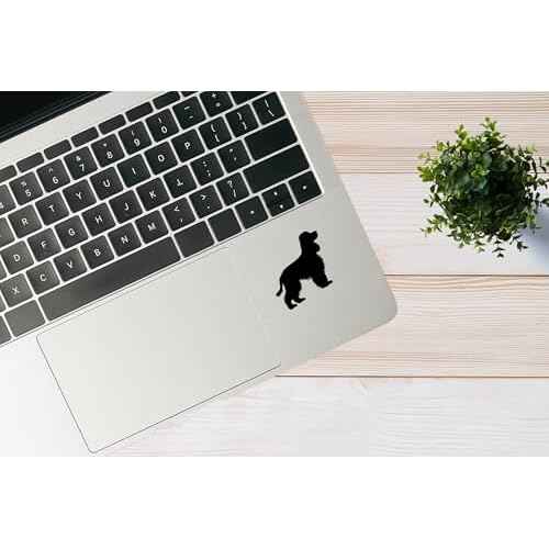 Pet Dog Cocker Spaniel Silhouette 12 Cute Stickers Pack - Dog Lover Gifts - Car Bumper Sticker - Light Switch Sticker - Wall Decal - Scrapbook Stickers (Black, Small Pack)