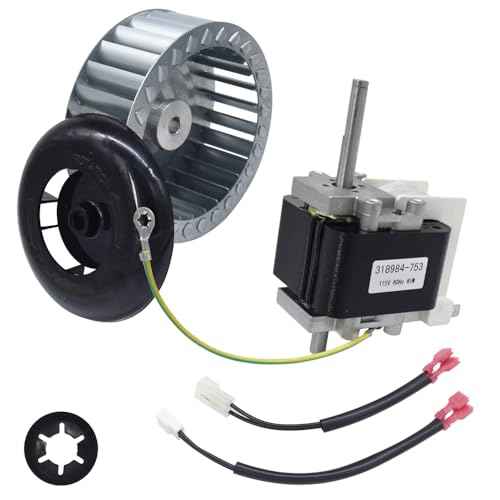 318984-753 LA11AA005 Draft Inducer Motor Blower Wheel Replacement Kit for Jakel Carrier Payne Bryant Furnace Compatible Part Number J238-150-1571 310371-752 HC21ZE117 65569