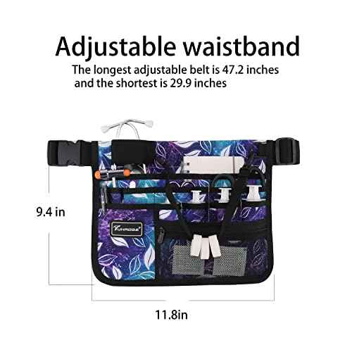 Nurse Fanny Pack with Tape Holder, Nurse Pocket Organizer for Medical Professionals£¬13 Pockets Nurse Waist Bag£¨B-LSbaiSY£©