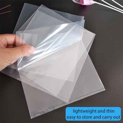 Paint Sprayer Cup Liners 50 Pcs Clear Spray Gun Bags Sprayer Cup Canister Liners for HVLP Wagner Paint Sprayer Parts Accessories Compatible with Most Spray Guns (7.8 x 11.8 Inch)