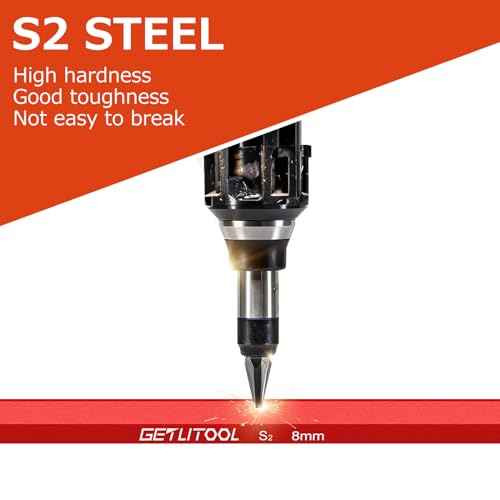 GETLITOOL 18PCS Magnetic Allen Key Set, S2 Steel Long Allen Wrench Set Metric(1.5mm-10mm) & SAE(1/16"-3/8"), Ball End Hex Key L-key with Size-Marked & Torque Handle for Bike Repair, Household DIY
