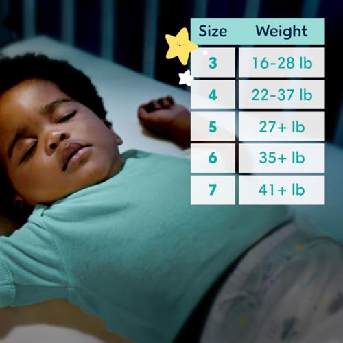Pampers ZZZ Overnight Diapers, Size 5 (27+ lbs), 88 Count, Nighttime Protection Disposable Baby Diaper, Night Time Leak and Skin Protection