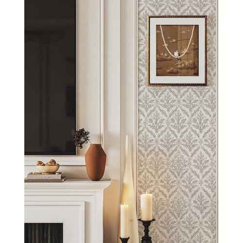 118.1" x 17.3" Peel and Stick Wallpaper Vintage Boho Contact Paper Beige Wallpaper for Bedroom Cabinets Walls