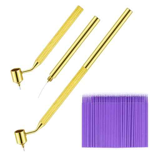 100 0.5mm Touch up Paint Pen, Paint Touch up Pen Fillable; Car Touch up Paint Pen for Car Scratch Repair, Touch up Paint,Brass Tip Detail Pen
