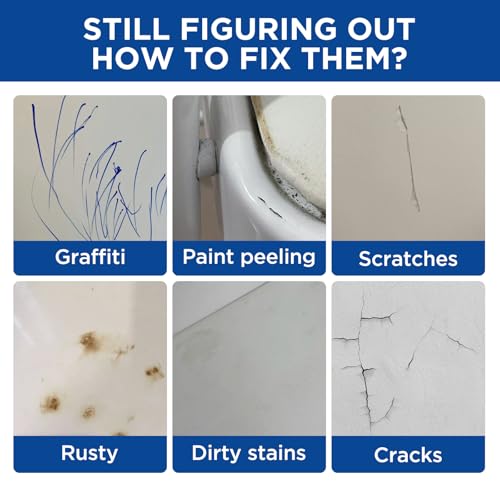 Styleonme Touch Up Paint White, Multi-Surface Touch Up Paint Pen, suitable for wall, metal, wood, floor, appliance maintenance, refrigerator, dishwasher, dryer, washing machine, microwave oven and other household appliances semi-gloss paint repaint