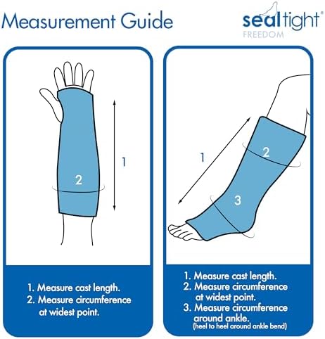 Brownmed - Seal-Tight Freedom Cast & Bandage Protector - Toddler & Child Arm Cast Protector for Shower & Swimming - Reusable, Waterproof Cast Shower Cover - Pediatric Arm
