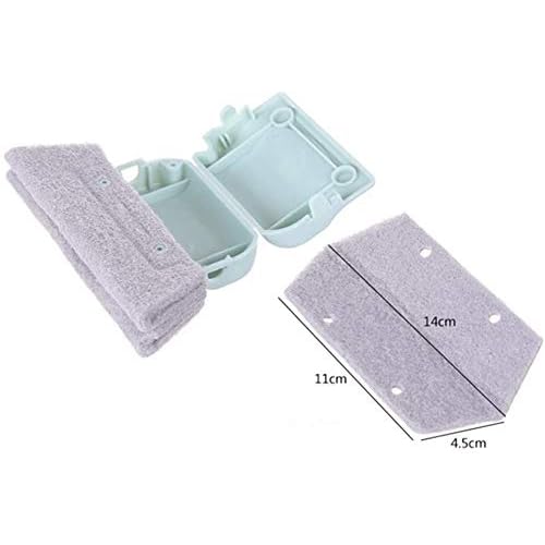 Groove Gap Cloth Window Door Track Multifunctional Cleaning Brush Color: Beige/Gray/Blue (Random Color Matching)3PCS