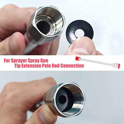 30PCS Silicone Gaskets for Airless Paint Sprayer Guide Accessory & Tip Extension, to Prevent Paint and Water Leaking from Connections