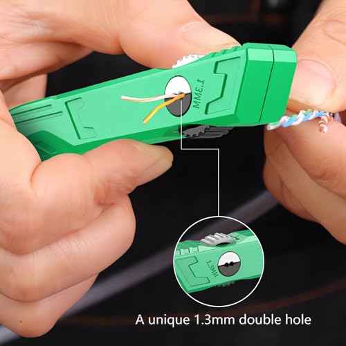Wire Straightener & Untwist Tool for 1.3mm Crystal Network Cables ? Efficient Cable Comb and Wires Pair Separator