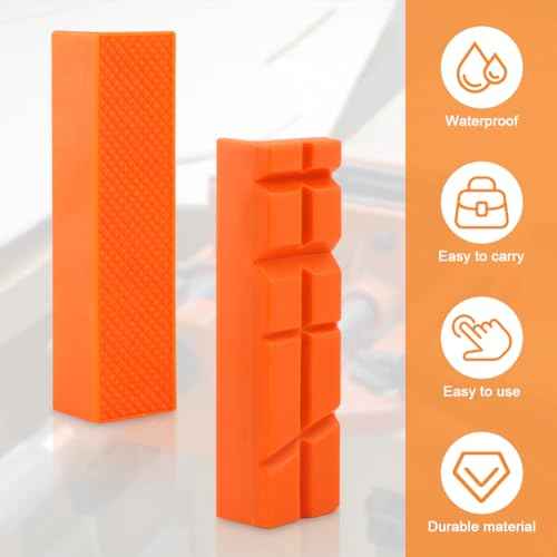 4" Vise Jaw Pads, Magnetic Soft Jaws Protective Covers for Bench Vise, Multi-Groove and Textured Inserts for Clamping Woodworking Metal Plastics, 2 Pair