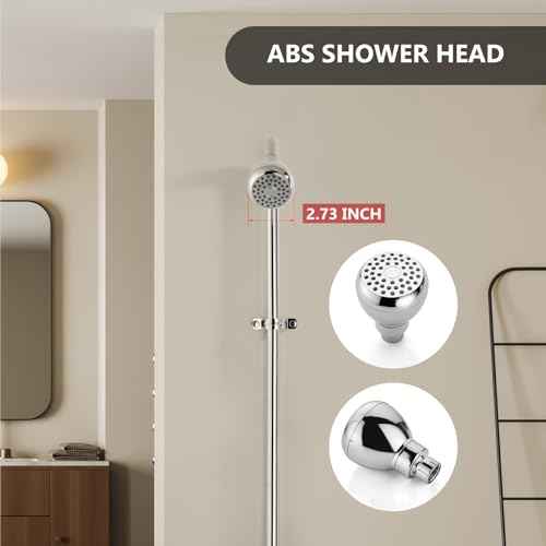 Convertor Shower Unit Spout-Type Add-On Tub Shower Conversion Kit Polished Chrome