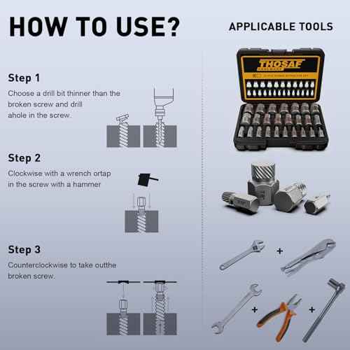 Screw Extractor Set, 25 Piece Easy Out Bolt Extractor Set, Multispline Screw and Hex Head, for Removing Broken Studs, Bolts, Screws, 1/8 Inch to 7/8 Inch in 1/32-Inch Increment, Tools Gifts for Men