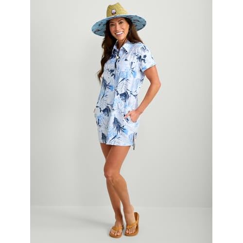 HUK womens Kona Cover-up Dress Lightweight, Quick-dry Beach Cover-up, for Swim, Pool, and Vacation Wear