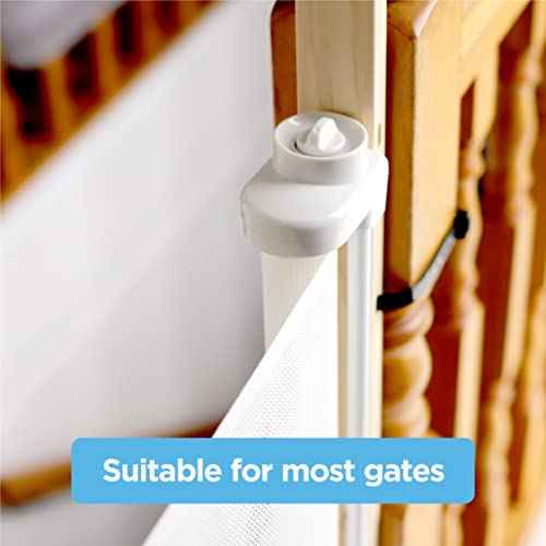 Perma Child Safety Extra Tall Universal Banister Adapter Kit for Pressure and Hardware Mounted Baby Gates up to 42" Tall, Damage Free Install Fits Round or Square Banister Posts, Gate Sold Separately