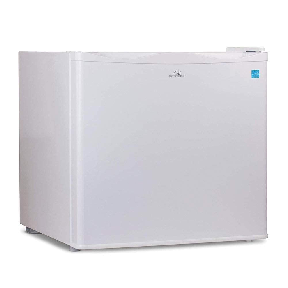 Commercial Cool CCUK12W 1.2 Cu. Ft. Upright Freezer with Adjustable Thermostat Control and R600a Refrigerant, White