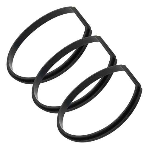 Replacement Gasket for Ryobi 18v Stick Vacuum Cordless Dust Bin Lid, Compatible with PCL720, PBLSV716, PBLSV717 - Canister Missing Seal Attachments (3/Pack)