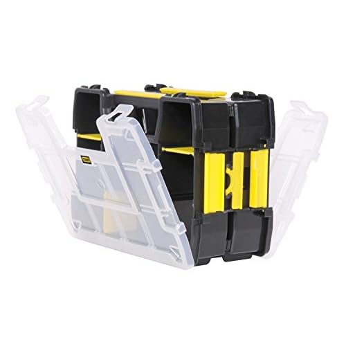 Stanley Sortmaster Lite Organizer 11.5" Lx2.5" Wx8.5" H Black Yellow Clear (2 Pack)