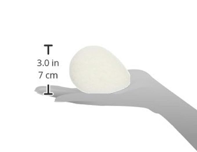 Buf-Puf Facial Sponge, Exfoliating | Dermatologist Developed | Reusable | White | Pack of 3