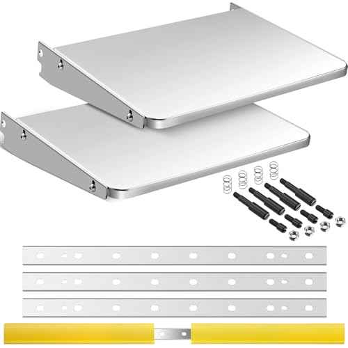 Planer Folding Table with 3 Pack 13-inch Planer Blades Heat Treated Replacement Knives Compatible with Dewalt Dw735 Dw735x Provides Additional 9 Inch Support on Each Side of The Dw735