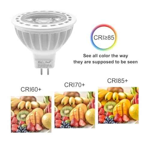 wei's-l.e.d 8W MR16 GU5.3 Led Bulbs, High Power, 800 Lumens, 38 Degree, Replace 85W Halogen Equivalent, 12V Low Voltage, Dimmable! 6 Pack. 2700K or 5000K, Warm White or Daylight (2700K Warm White)
