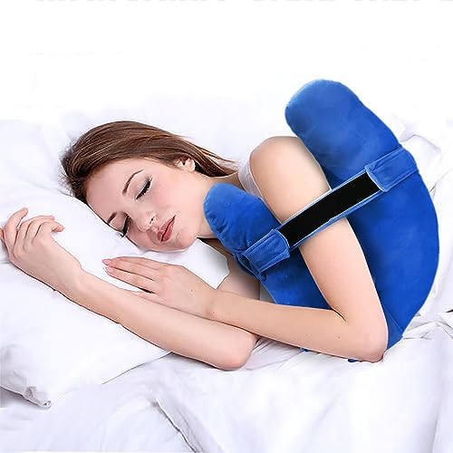 Shoulder Surgery Pillow, Super Soft Rotator Cuff Pillow for Sleeping, Relief from Shoulder Pain or Frozen Shoulder, for Post-Op Comfort, Arm & Shoulder Support & Healing(Navy Blue)