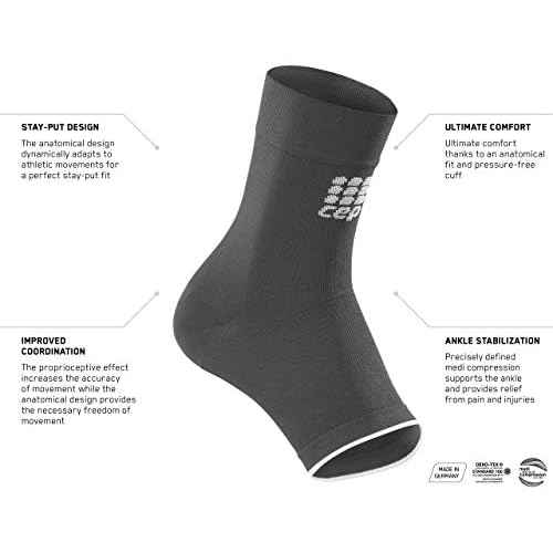 CEP ortho ankle sleeve, black/grey, unisex II