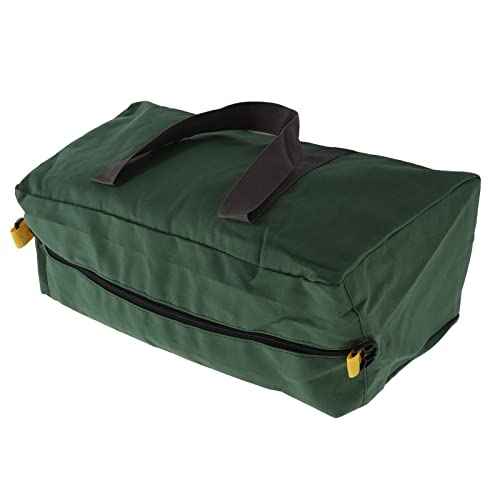 Hand Tool Bag, Portable Tool Bag, Large Capacity Canvas Material, Wide Mouth, Heavy Duty for Wrenches for Electrician (20 Inch)