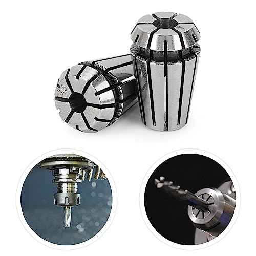 15pcs ER11 Spring Collet Set for CNC Engraving Machine and Milling Lathe Tool Workholding Engraving Collets including 1mm-7mm,1/4",1/8"