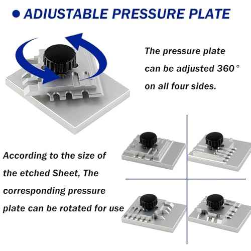 Photo Etched Parts Bender Metal Etching Sheet Bender Metal Bending Tool Bending Vise Craft Tools for Model Tools Hobby Accessories DIY Tool(4552)