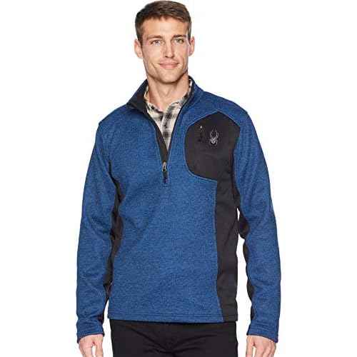 SPYDER Men¡¯s Bandit Half-Zip Stryke Fleece Pullover Jacket for Winter Sports